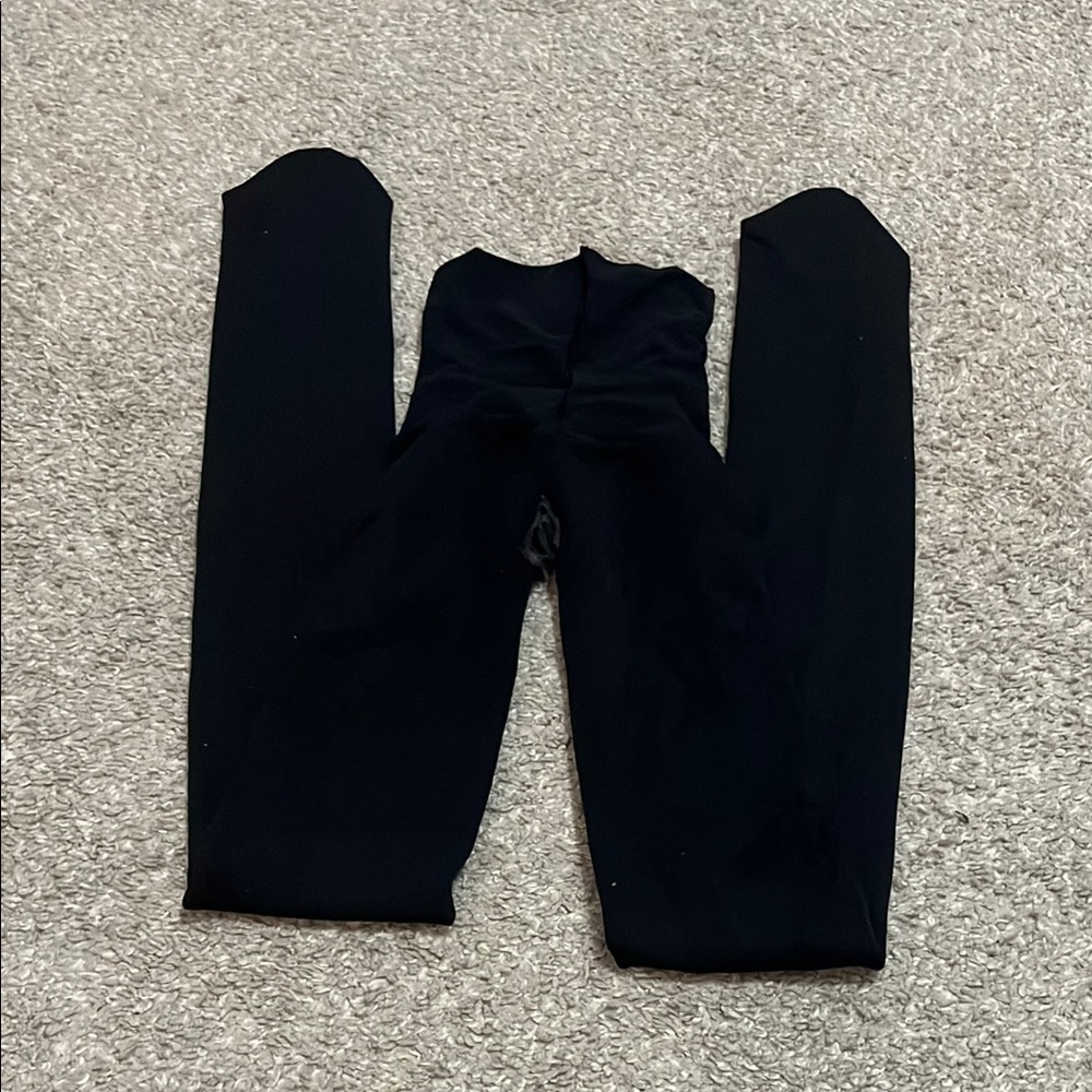 SPANX Black Hosiery with Full Length Design and Thick Waistband